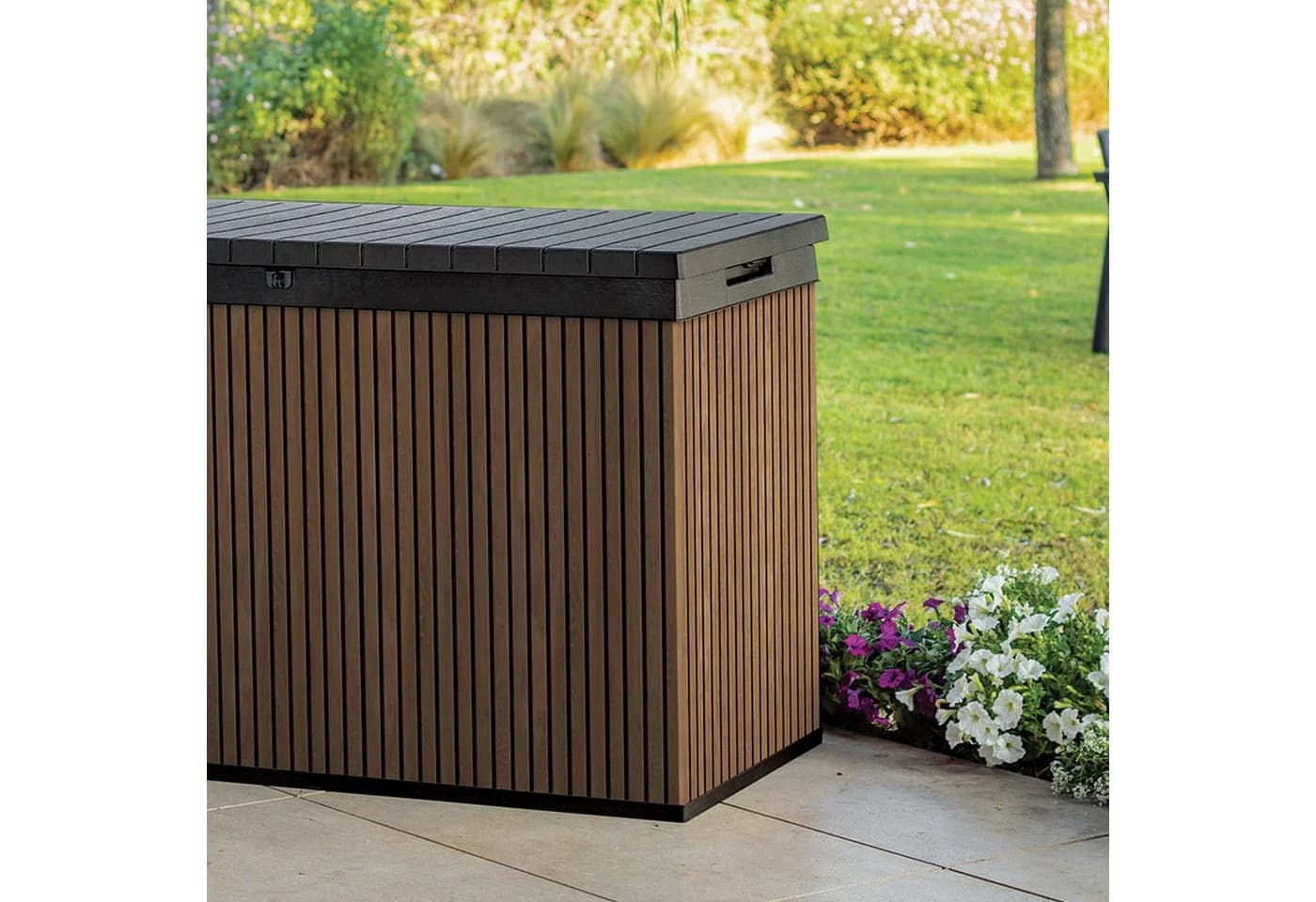 Keter Gartenbox Darwin 667 Liter Braun Aufbewahrungsbox