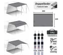 yourGEAR Sonnensegel Caravan Tarp 4x2,4m UV50+ Wasserdicht Bild 1