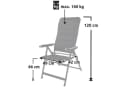 yourGEAR Sovana 3D Hochlehner Klappstuhl mit 3D Mesh Bezug Bild 1
