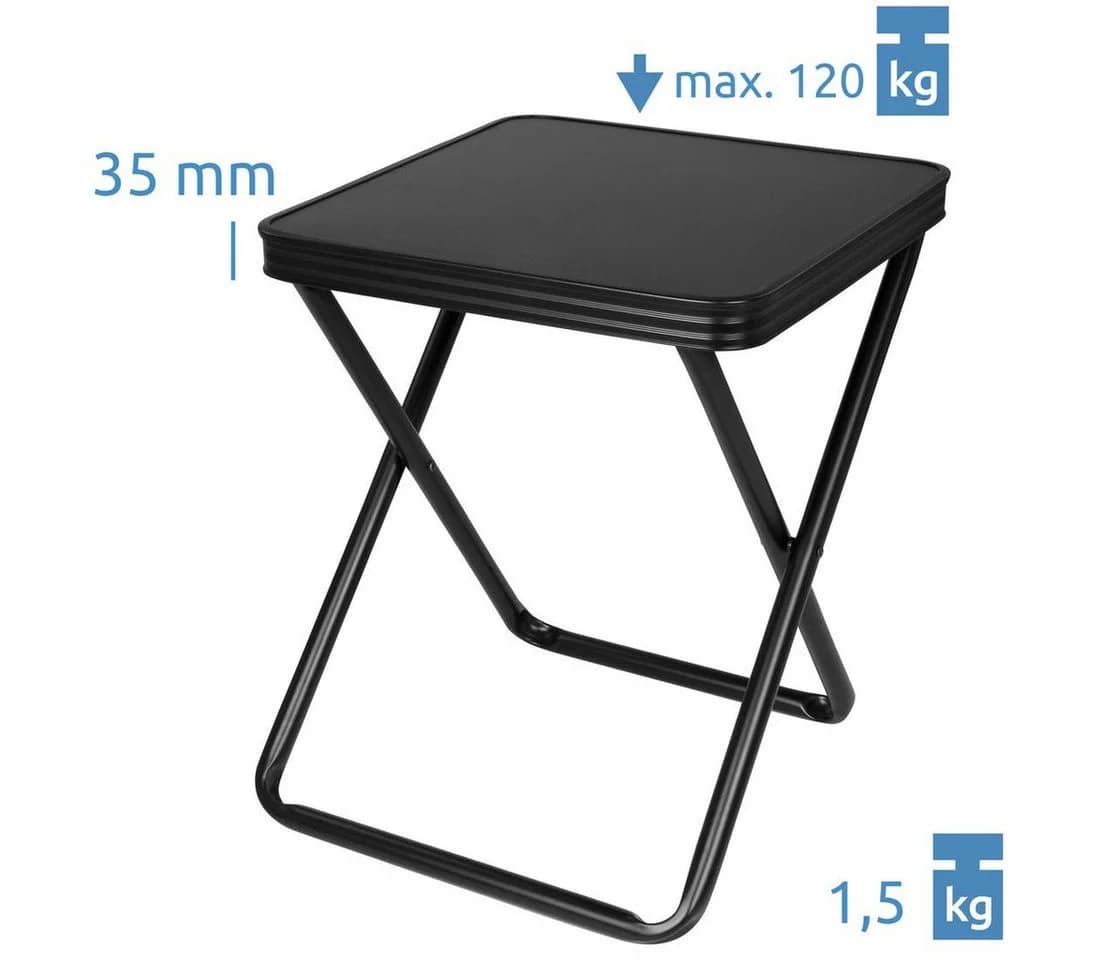 yourGEAR Campingstuhl Tavolino 3D Hocker mit Tischplatte Alu Quick Dry Polsterung - Bild 3