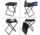 yourGEAR Campingstuhl Tavolino 3D Hocker mit Tischplatte Alu Quick Dry Polsterung Bild 5