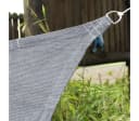 yourGEAR Sonnensegel 3x3m Grau HDPE UV-Schutz Bild 3