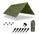 yourGEAR Bushcraft Tarp 3x3 Sonnensegel Camouflage UV50+ Bild 2