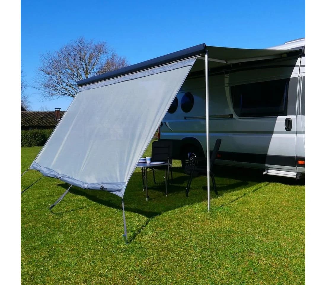 yourGEAR Sun + Rain Blocker Vorzelt 2,4x2m blau/grau - Bild 2