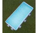 yourGEAR Stahlrahmenpool Rechteck 4x2m Gartenpool mit Sicherheitsabdeckung Bild 1