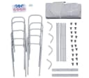 yourGEAR Stahlrahmenpool Rechteck 4x2m Gartenpool mit Sicherheitsabdeckung Bild 5