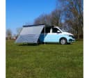 yourGEAR Vorzelt Sun + Rain Blocker 2,4 x 2 m Blau/Grau Bild 5