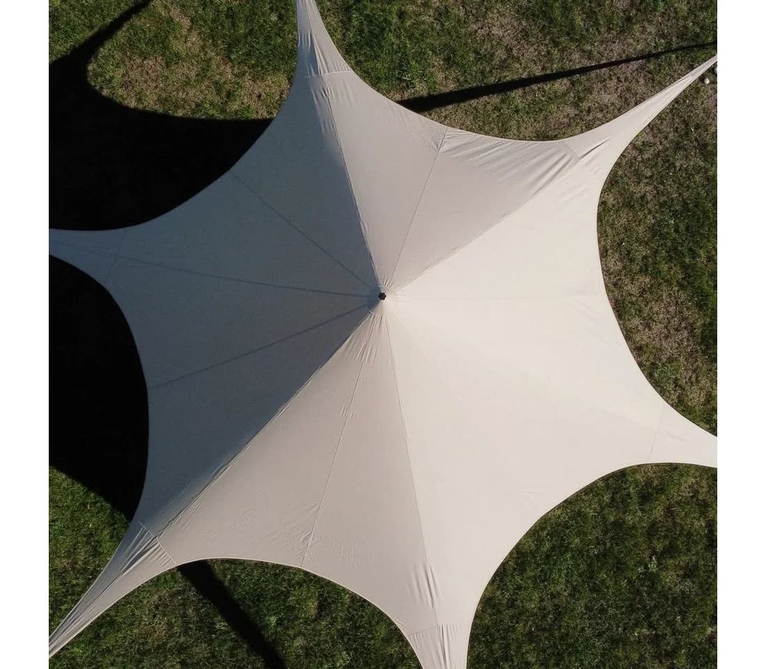 yourGEAR Pavillon Sonora Sternzelt Beige 10m Durchmesser - Bild 3