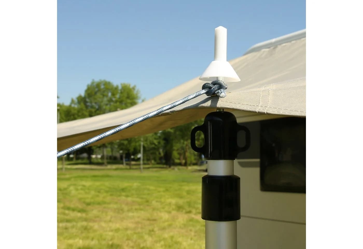 yourGEAR Sonnensegel Caravan Tarp 500x240 Beige Aluminium - Bild 5