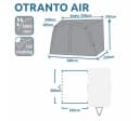 yourGEAR Otranto Air Sonnenvordach 380x250 cm aufblasbares Vorzelt Bild 1