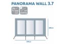 yourGEAR Panorama Wall Markisenwand 3,7 x 2 m mit Klarsichtfenstern Bild 1