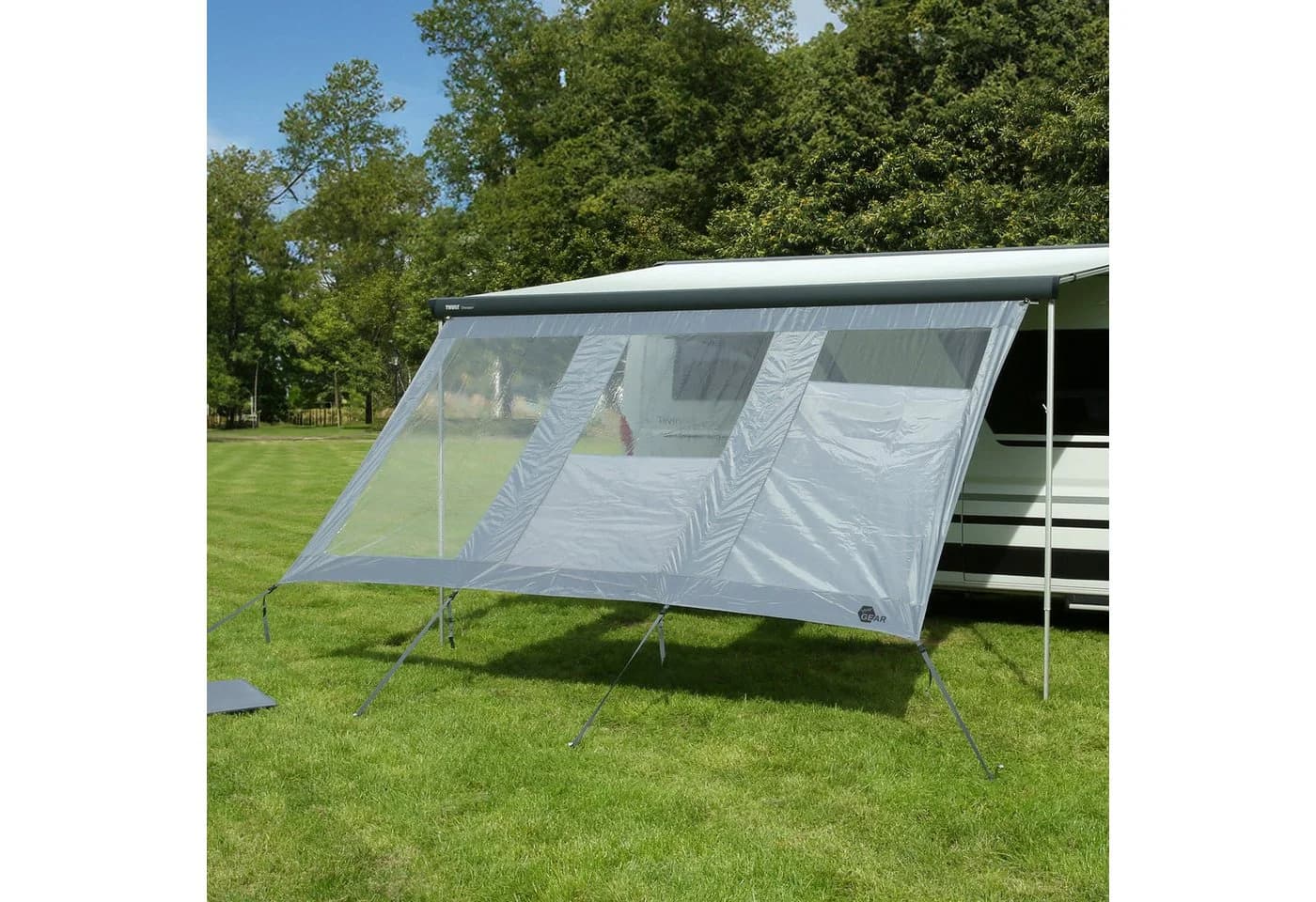 yourGEAR Panorama Wall Markisenwand 3,7 x 2 m mit Klarsichtfenstern - Bild 2