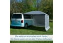 yourGEAR Sonnensegel Parasol Sonnendach Bulli Multivan Wohnmobil 2 Seitenwände Bild 5