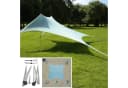 yourGEAR Sonnensegel Cameo Beach Shelter 3x3m UV50+ Blau Bild 1