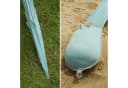 yourGEAR Sonnensegel Cameo Beach Shelter 3x3m UV50+ Blau Bild 5