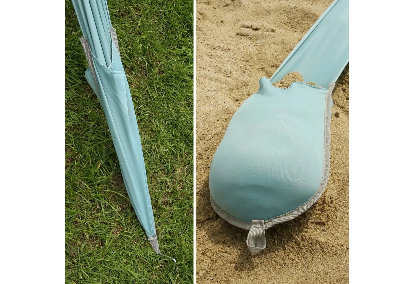 yourGEAR Sonnensegel Cameo Beach Shelter 3x3m UV50+ Blau - Bild 5