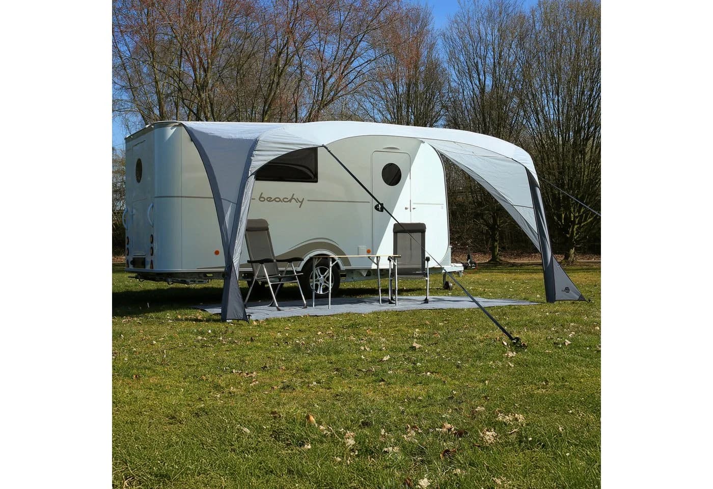 yourGEAR Amalfi Air Sonnensegel für Hobby Beachy Grau UV 50+ - Bild 3