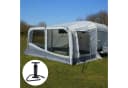 yourGEAR Brela Air 360 Aufblasbares Wohnwagenvorzelt Grau Bild 2