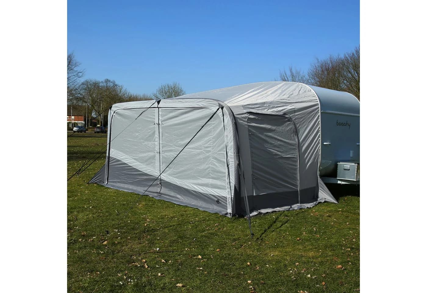 yourGEAR Brela Air 360 Aufblasbares Wohnwagenvorzelt Grau - Bild 5