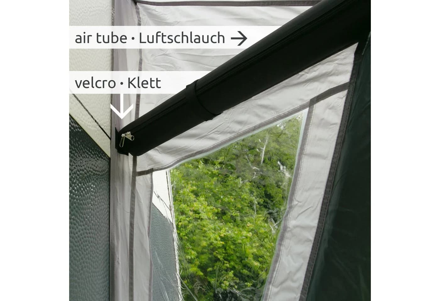yourGEAR Vorzelt Tarent 180 Air Vordach für Wohnmobile und Wohnwagen - Bild 5