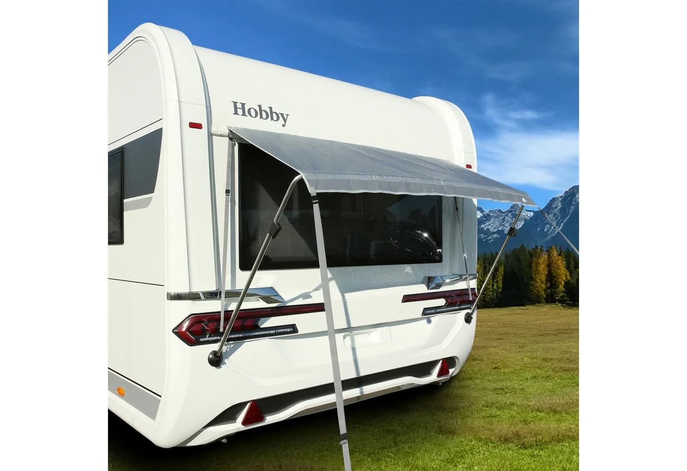 yourGEAR Padua Fenstermarkise Grau UV-Schutz 80+ - Bild 2