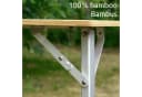 yourGEAR Portofino L Bambus Campingtisch 4 Plätze klappbar Bild 5