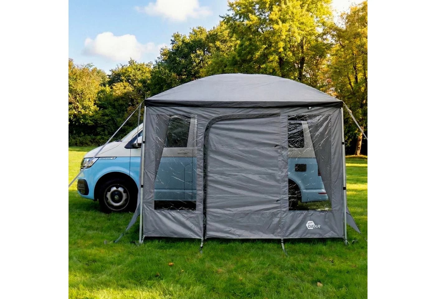 yourGEAR Vorderwand Parasol Sonnendach Grau UV 50+ - Bild 2