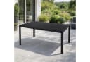 Mojawo Gartentisch Aluminium Anthrazit/Schwarz NON WOOD Tischplatte Bild 1