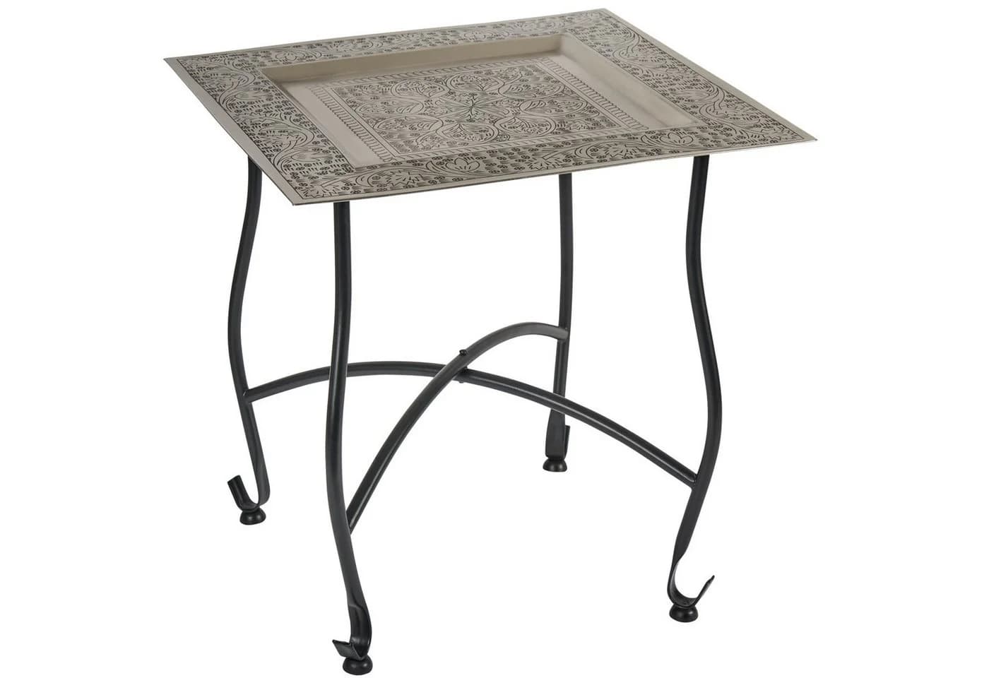 Marrakesch Orient & Mediterran Interior Beistelltisch Garten Klapptisch Metall