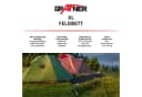 Grafner Feldbett Klappbar Campingbett Schwarz mit Tragetasche Bild 1