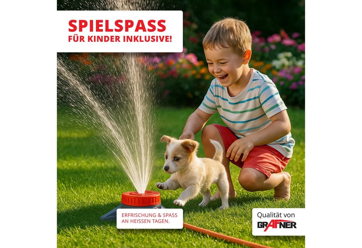 Grafner Rasensprenger 4er Set 8 Sprüh-Funktionen - Bild 5