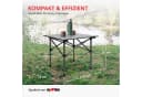 Grafner Campingtisch Klappbar Schwarz Carbon-Stahl Bild 1
