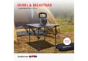 Grafner Campingtisch Klappbar Schwarz Carbon-Stahl Bild 3