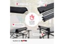 Grafner Campingtisch Klappbar Schwarz Carbon-Stahl Bild 4