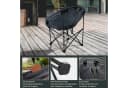 Skandika Moonchair Deluxe XXL Campingstuhl Grau Klappbar Bild 3