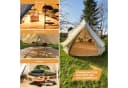 Skandika Tipi-Zelt Freya 12 Personen Baumwolle Beige Bild 4