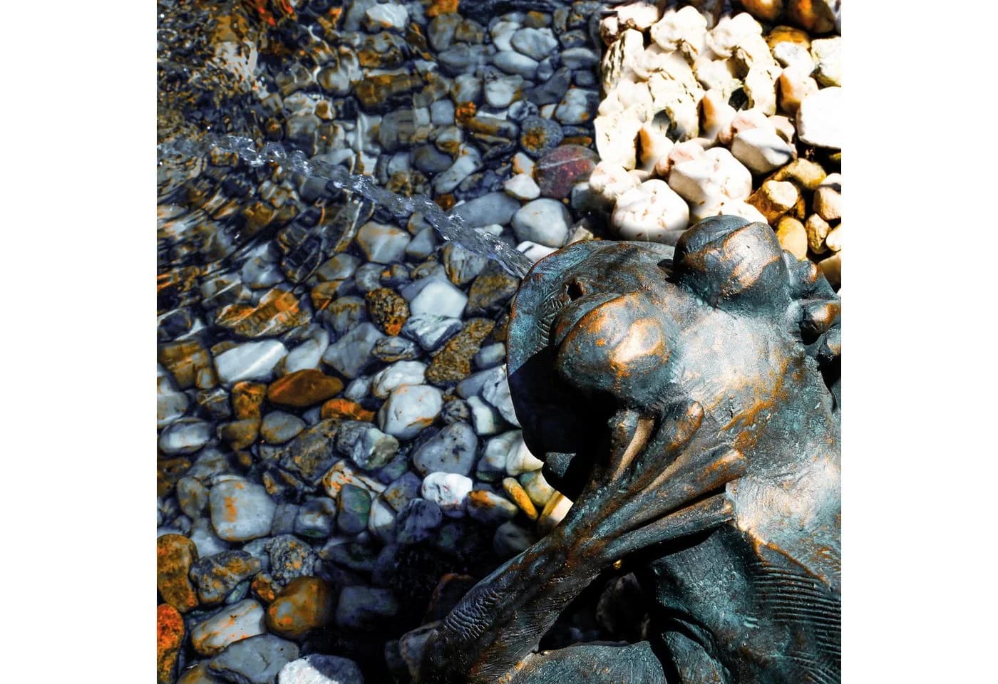 esotec Wasserspeier Frosch Liegend Grün Polyresin - Bild 4