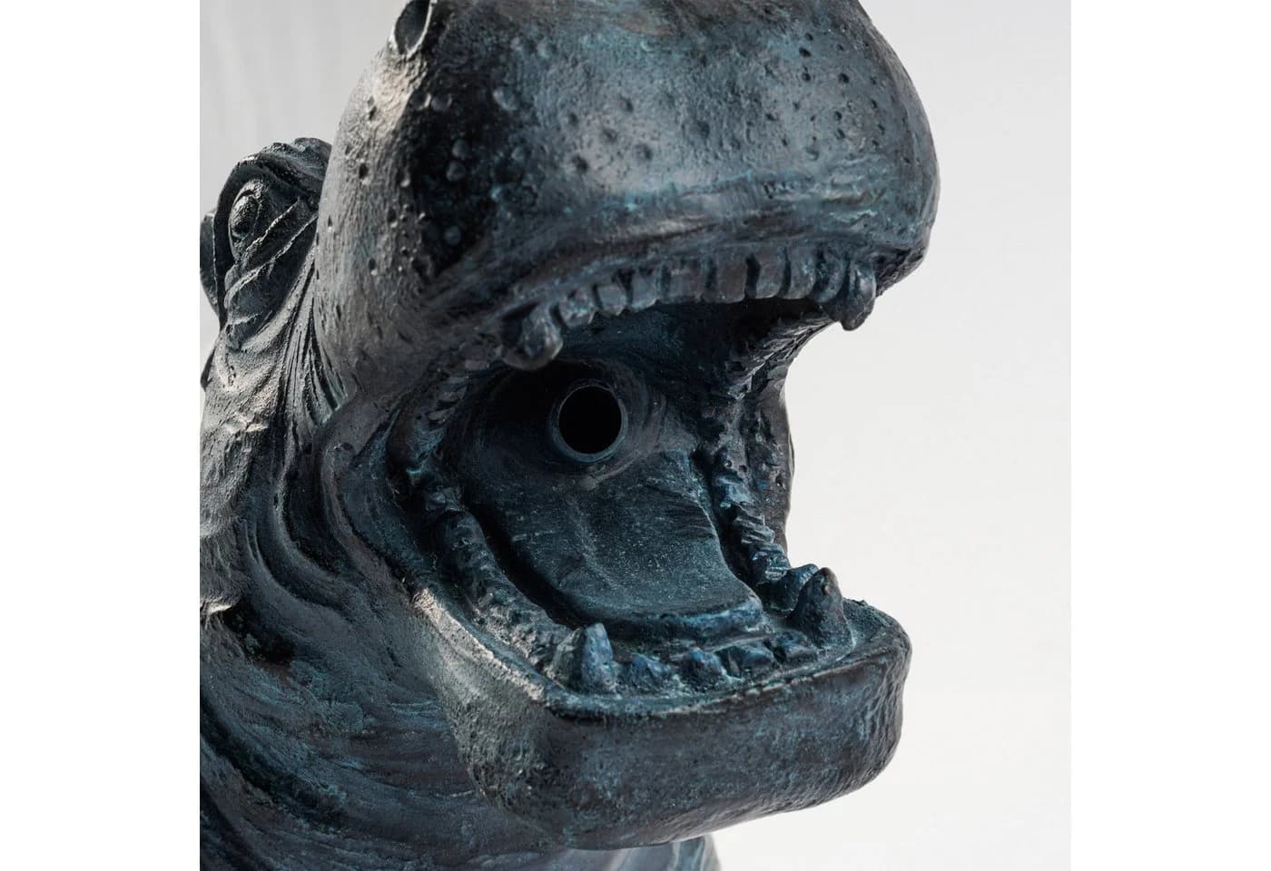 esotec Wasserspeier Flusspferd Hippo Polyresin mit Schlauch - Bild 5