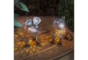 esotec Solar-Dekoleuchten Katze & Maus Metall silber Bild 2