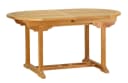 Kai Wiechmann Ausziehbarer Teak Gartentisch Oval Bild 2