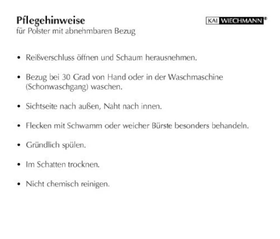 Kai Wiechmann Bankauflage Weiß Polyester Gartenbankkissen - Bild 4