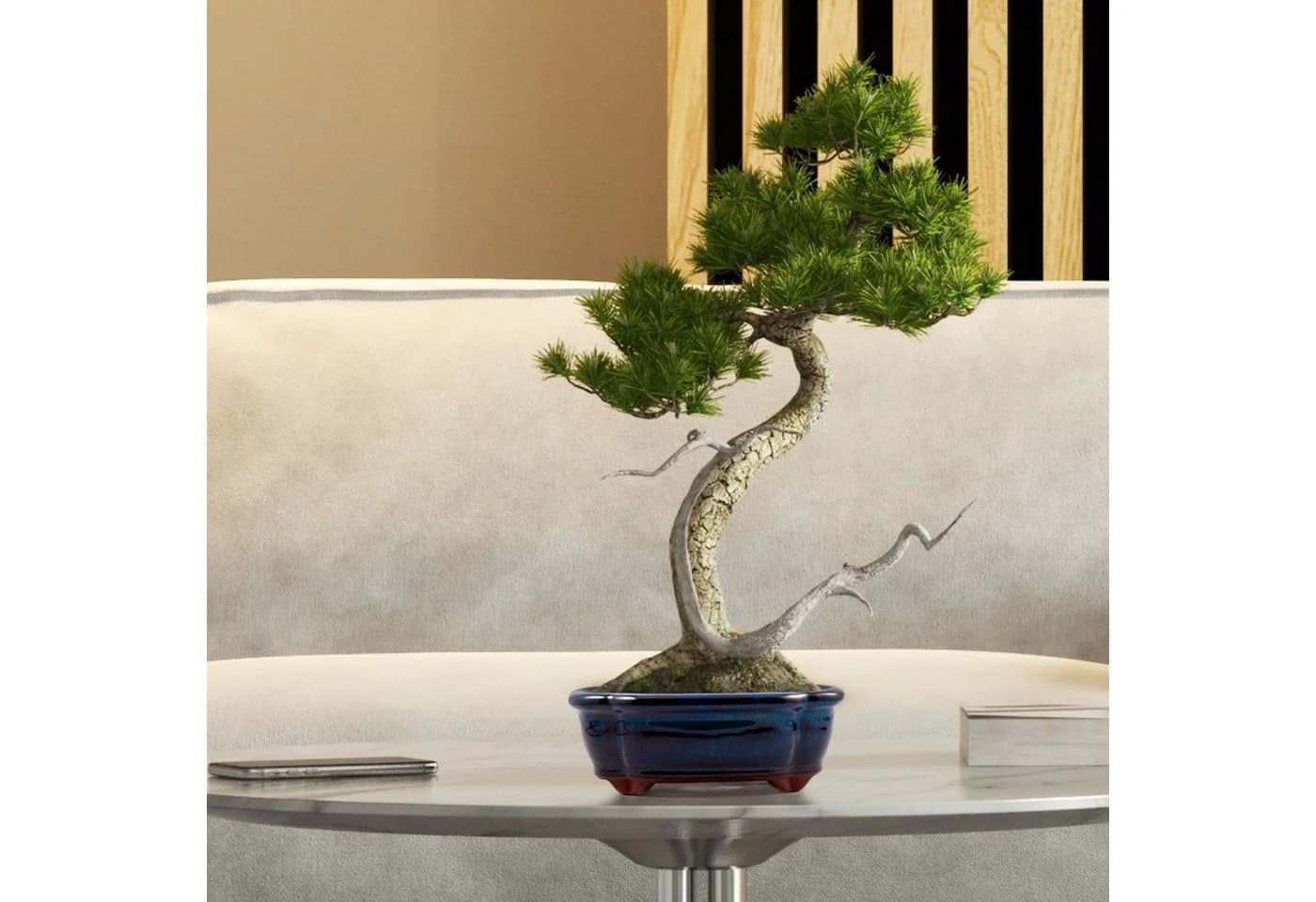 HappySeed Bonsai Schale Keramik Marineblau - Bild 5
