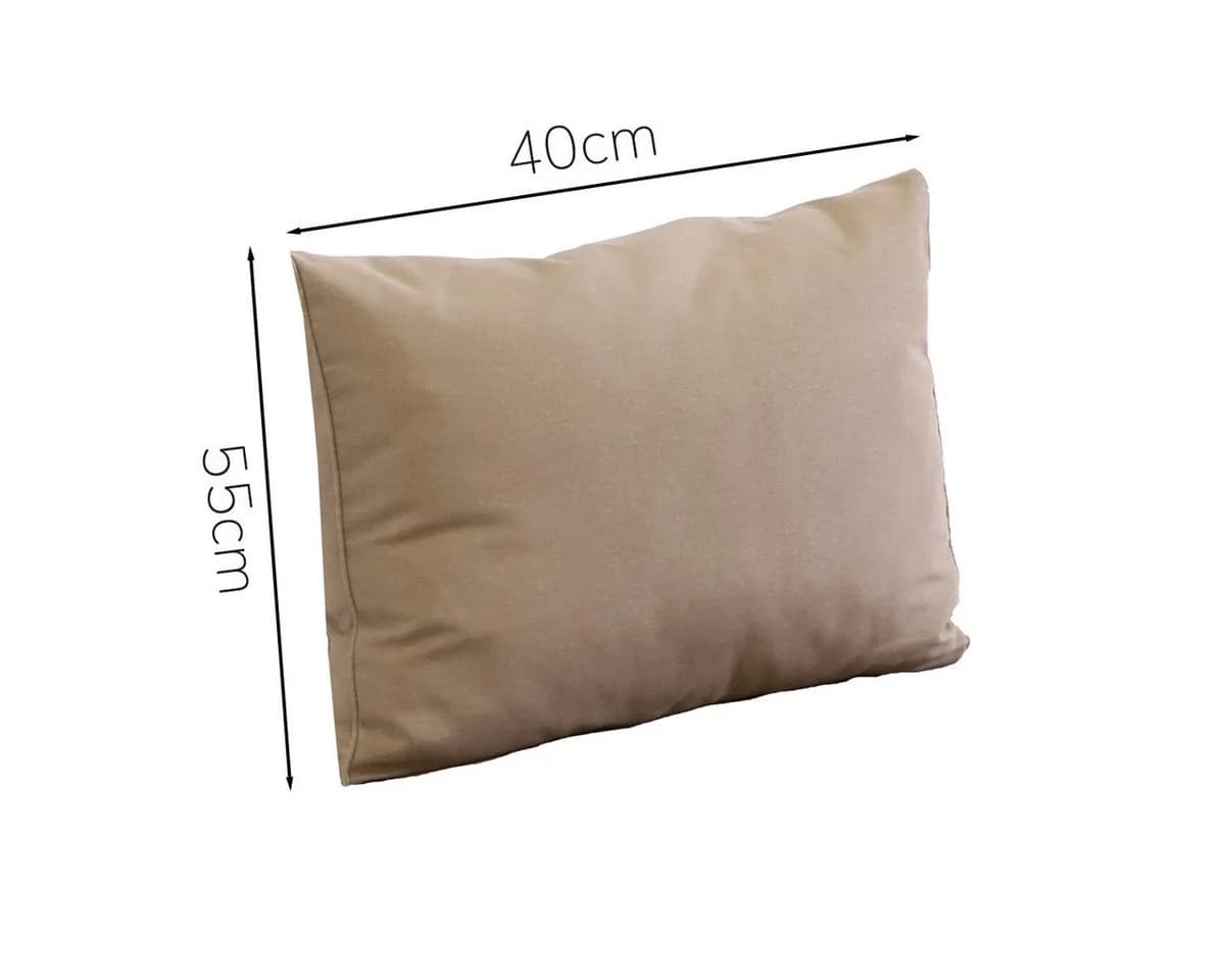 Madison Polsterauflage Outdoor Rückenkissen Braun Premium Panama