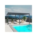 Weide Deluxe Pergola Voll Aluminium Lamellendach Anthrazit Bild 1
