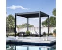 Weide Pergola Classic Pavillon Anthrazit Aluminium mit Lamellen Bild 1