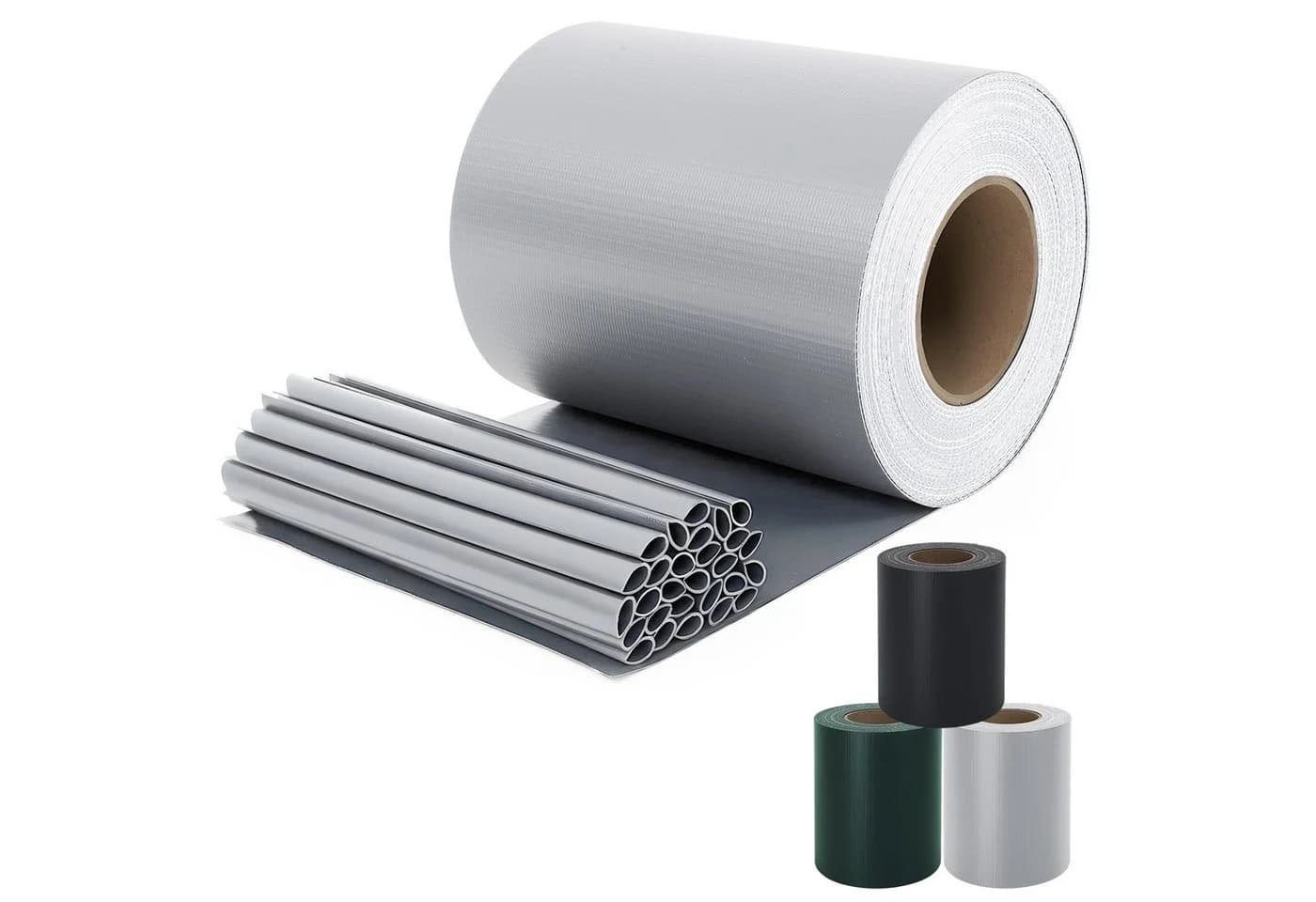 Sekey PVC Sichtschutzstreifen Grau blickdicht für Zaun - Bild 2