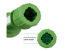 Sekey Sonnenschirmhalter Bodendübel mit Haken, für Stöcke bis Ø 32 mm, Grün/Weiß Bild 1