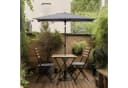 Sekey Aluminium Sonnenschirm Rechteckig Grau UV50+ mit Kurbel Bild 1