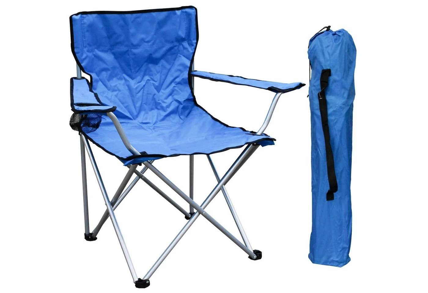 Mojawo Camping-Essgruppe 5-tlg. Blau mit 4 Klappstühlen & Tragebeutel - Bild 4