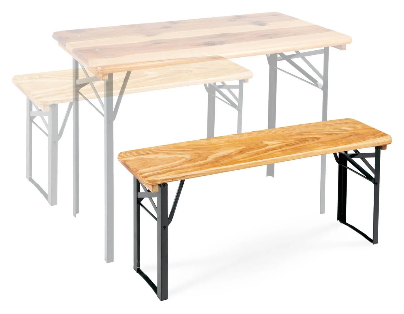 Stagecaptain Hirschgarten Bierzeltbank Klappbar 117 cm